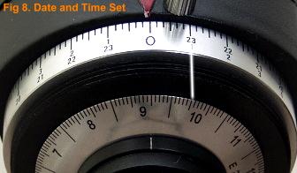 date/time and RA scales for transit and polar alignment