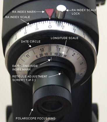 HEQ5 polarscope parts