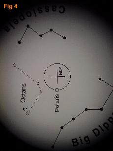 polar scope reticule