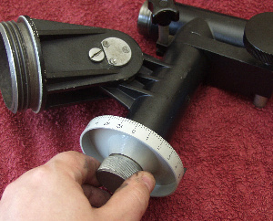 Removing the RA lock nut