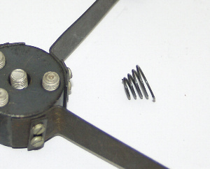 Close up picture of the TAL 1 secondary mirror tensioner