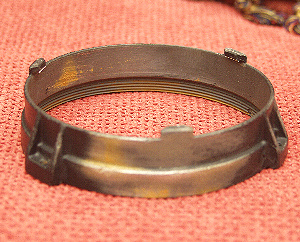 The rusted mirror cell before rework