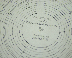 Morror spotting template from Catseye