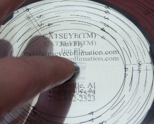 Centre spotting the primary mirror 5