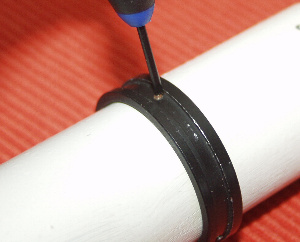 removing the finderscopes collimating rings