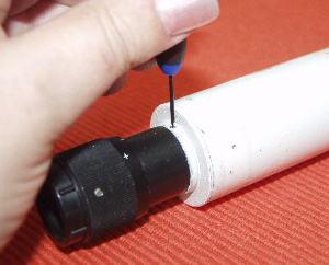 The rear optical assembly grub screw removal