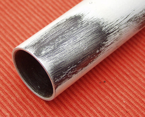 The finder scope at the start of paint stripping