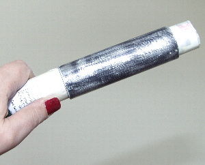 The finder masked ready for painting