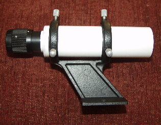 The completed finder scope