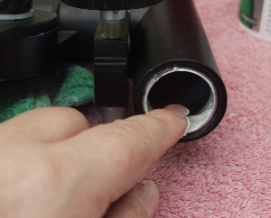 Greasing the DEC housing inner sleeve