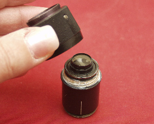 The focus ring being replaced