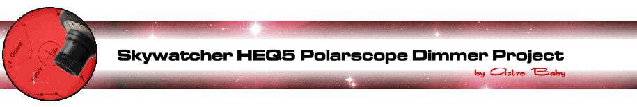 Astro Babys Rotating Rings for Reflectors Project