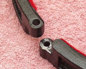 Skywatcher tube ring disassembled